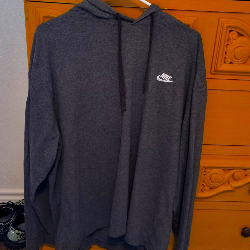 Gray Nike hoodie activewear Size XXL